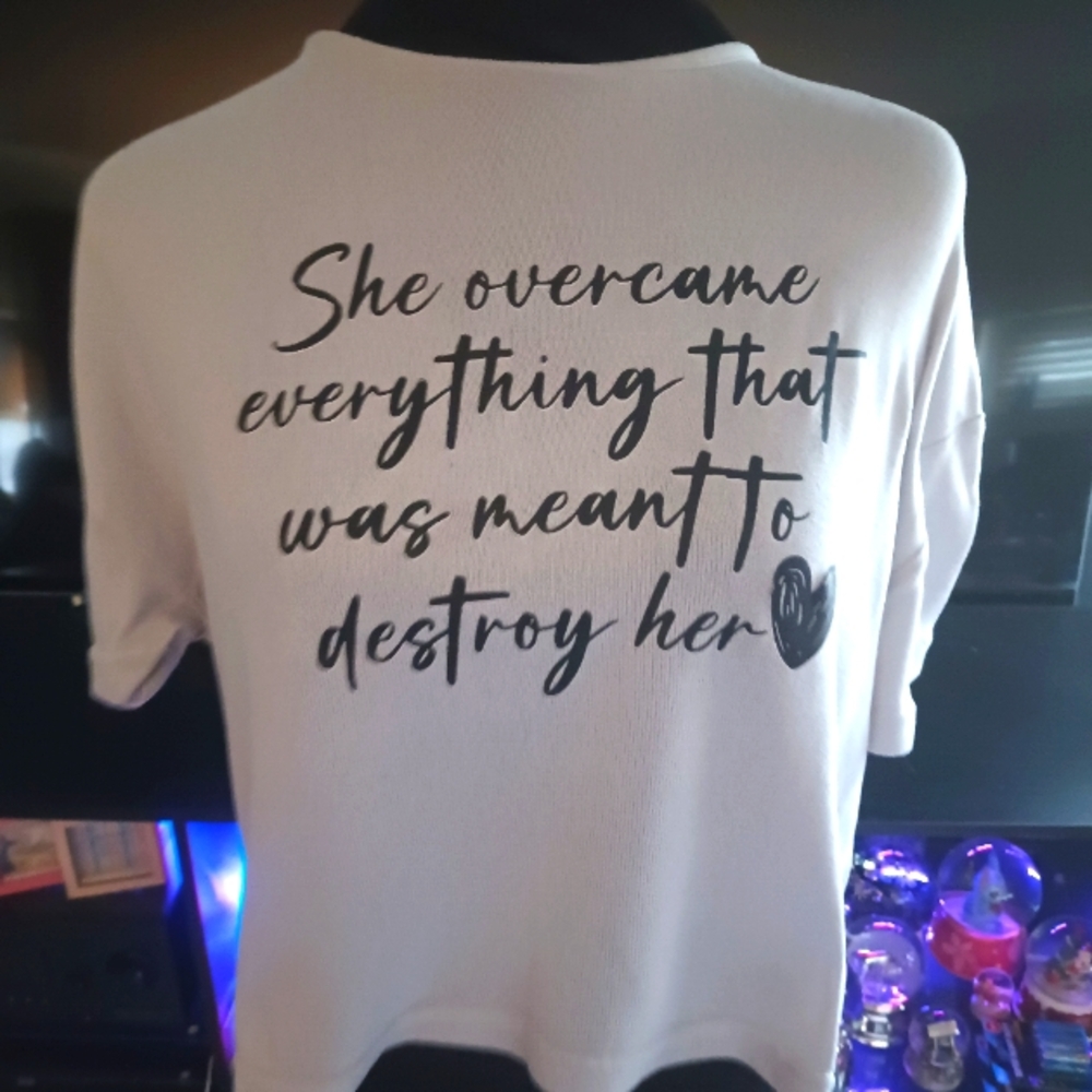 Women's White Graphic Tee